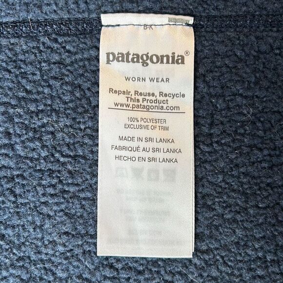 Patagonia Hooded Better Sweater Full Zip Women’s Small Blue - Picture 9 of 9